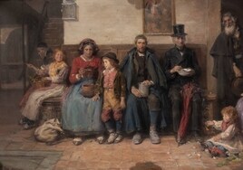 'Sopa en el convento de Asís', pieza de José Benlliure adquirida por el Ayuntamiento.