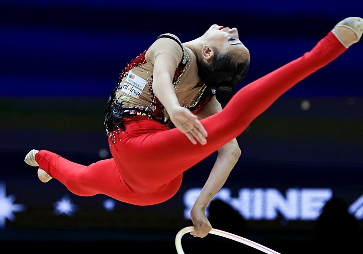 La gimnasta Alba Bautista.
