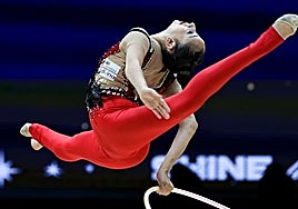 La gimnasta Alba Bautista.
