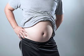 La grasa abdominal suele relacionarse con un mayor riesgo de padecer diabetes.