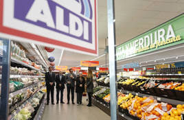 Interior del supermercado Aldi en una imagen de archivo.