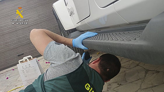 Registro de uno de los vehículos.