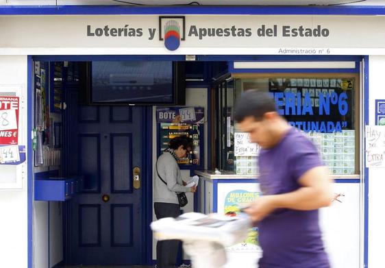 Una administración de lotería.