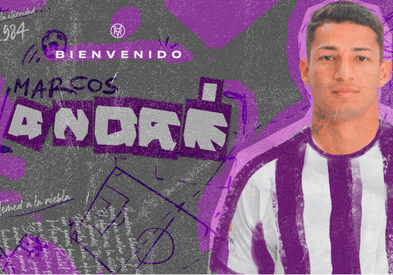 Marcos André, con su nuevo equipo.