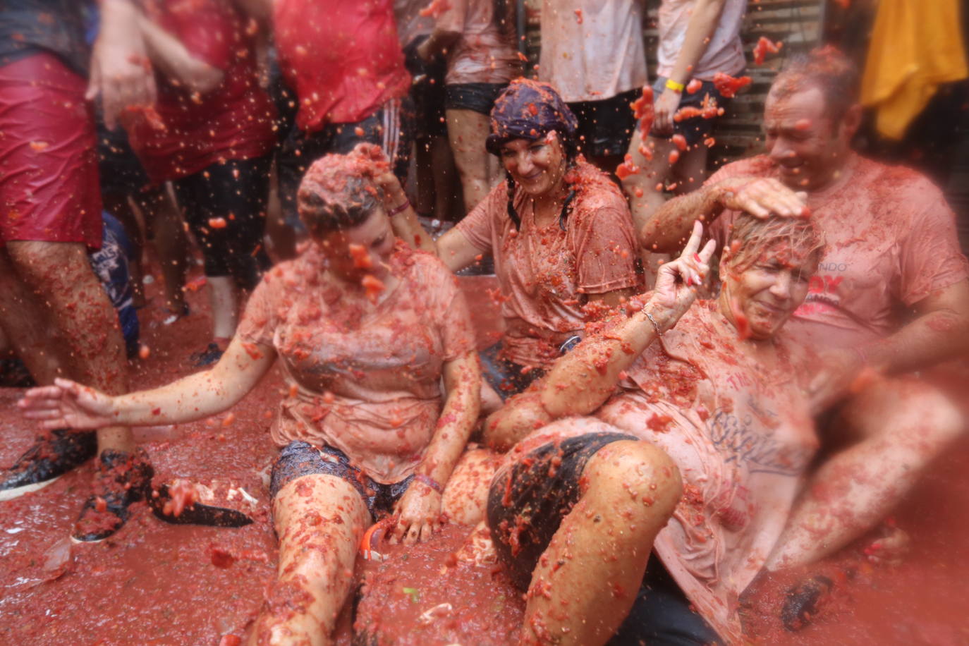 La Tomatina de Buñol 2023 en imágenes