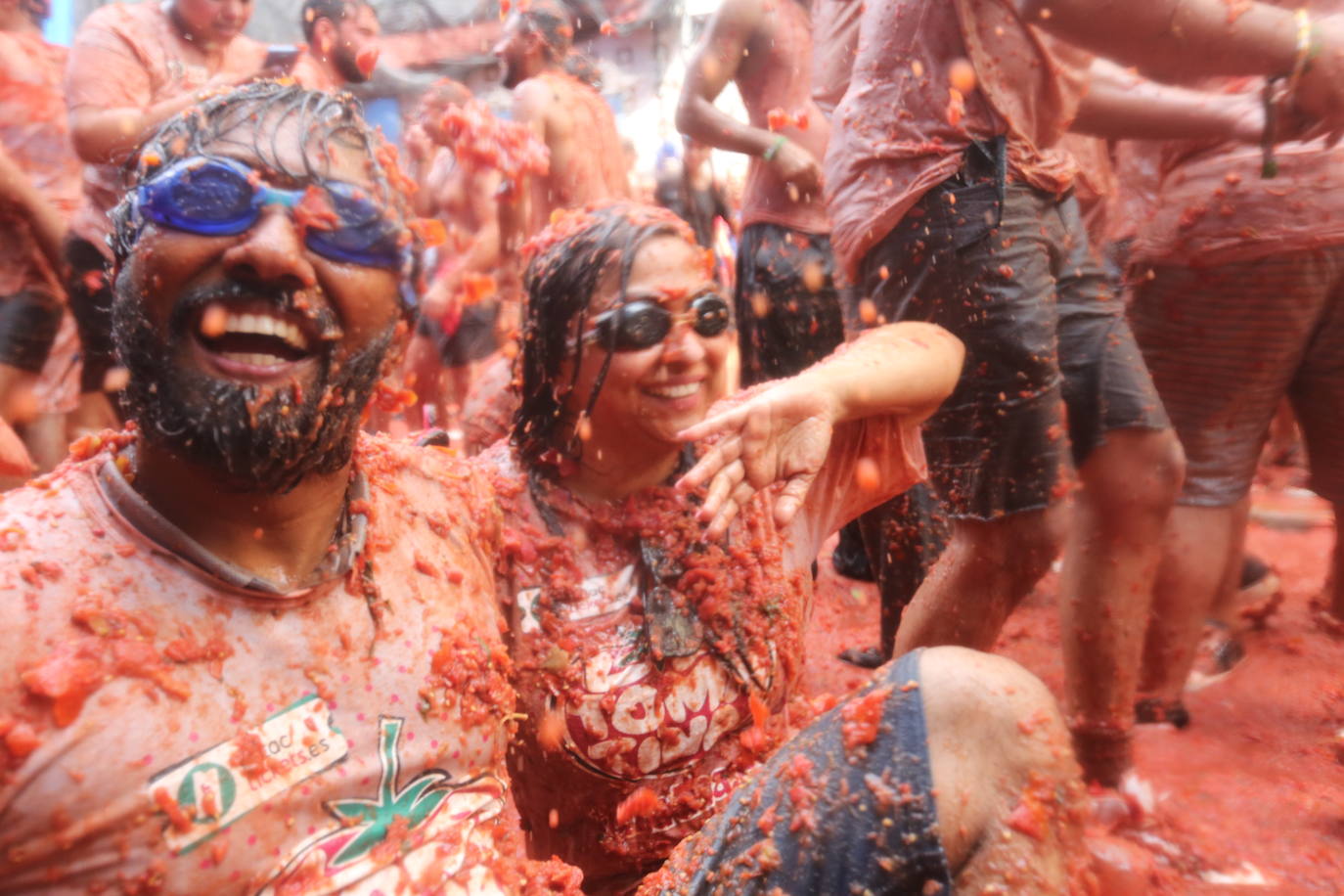 La Tomatina de Buñol 2023 en imágenes