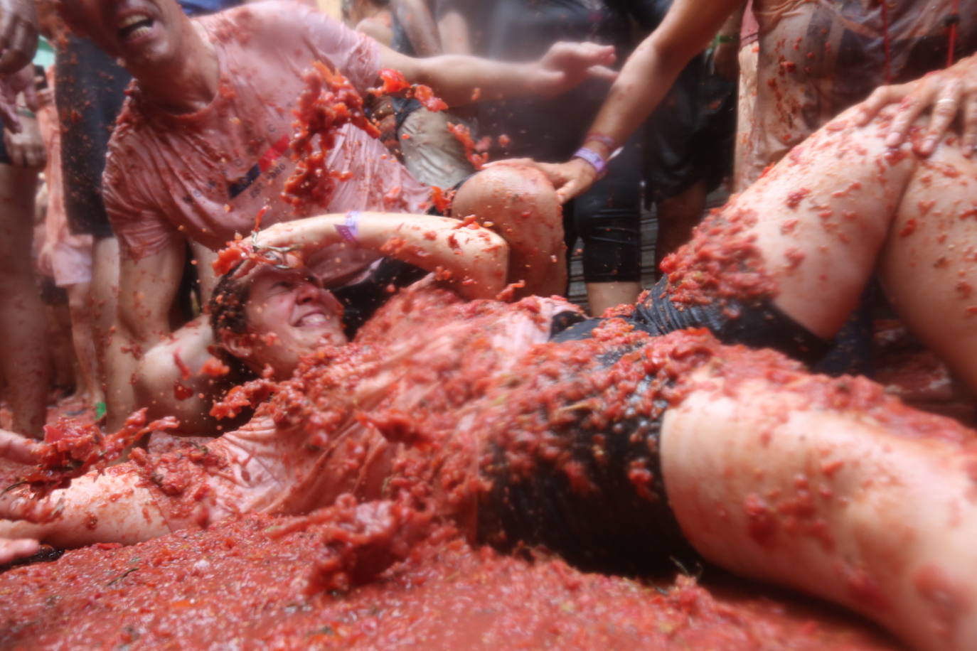 La Tomatina de Buñol 2023 en imágenes