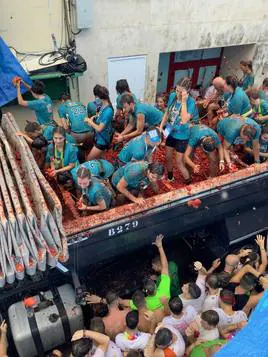 La Tomatina de Buñol 2023 en imágenes