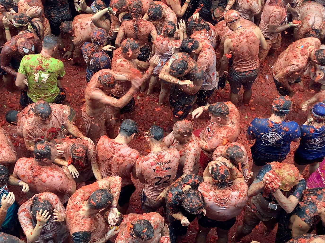 La Tomatina de Buñol 2023 en imágenes