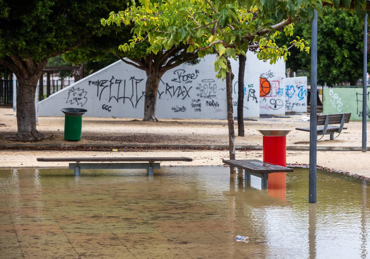 Lluvias en las inmediaciones de Valencia.