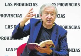 Emilio del Río, en un acto en LAS PROVINCIAS.