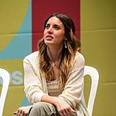 Irene Montero, en un acto.