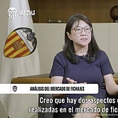 La presidenta del Valencia, en los medios oficiales del club.