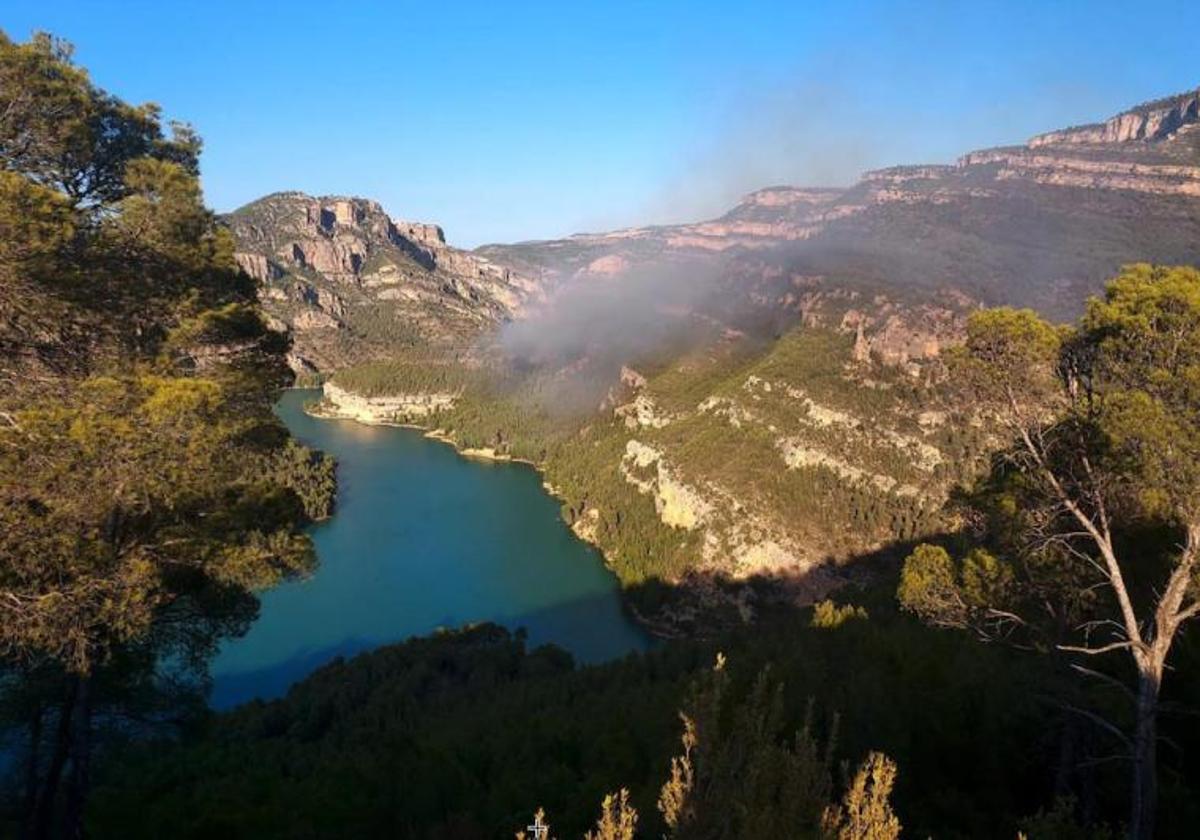 Incendio en Cofrentes este verano.