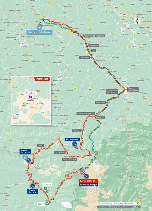 Recorrido de la etapa 14.