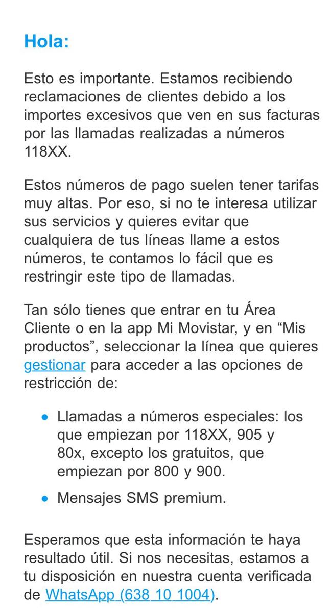 Información remitida por Movistar.