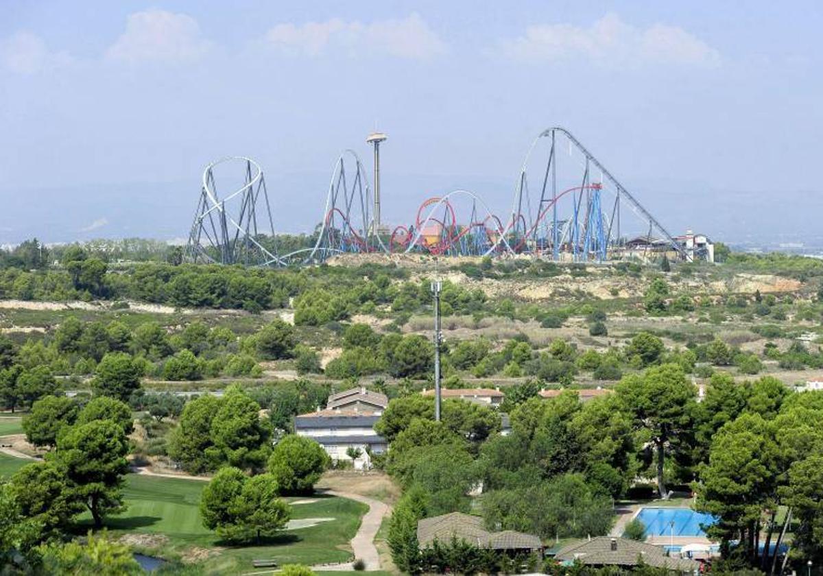 Vista de PortAventura.