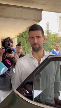 Llegada Djokovic a Valencia