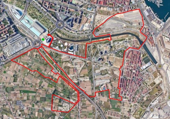 Recorrido previsto para los participantes en la prueba de 11 kilómetros.