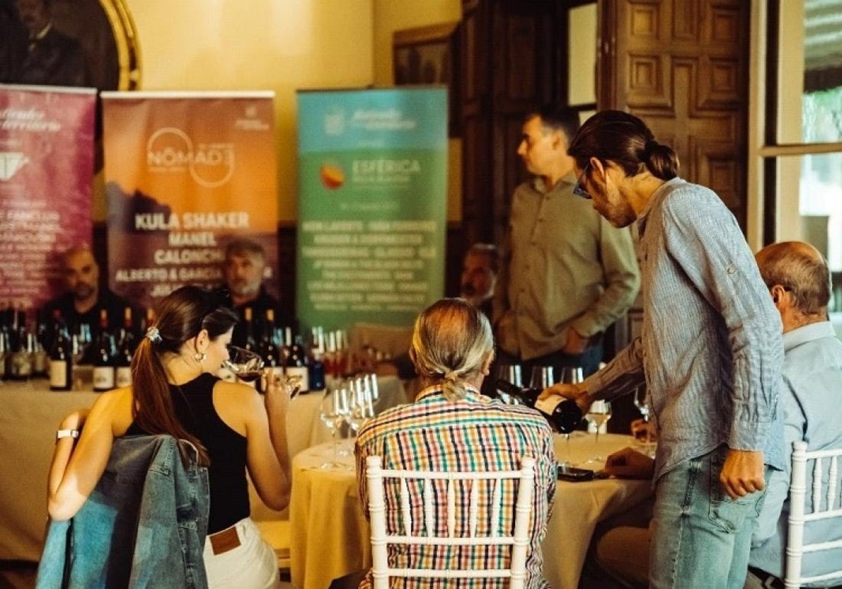 Momento de una cata de vinos dentro del Festival Nomade del año pasado.