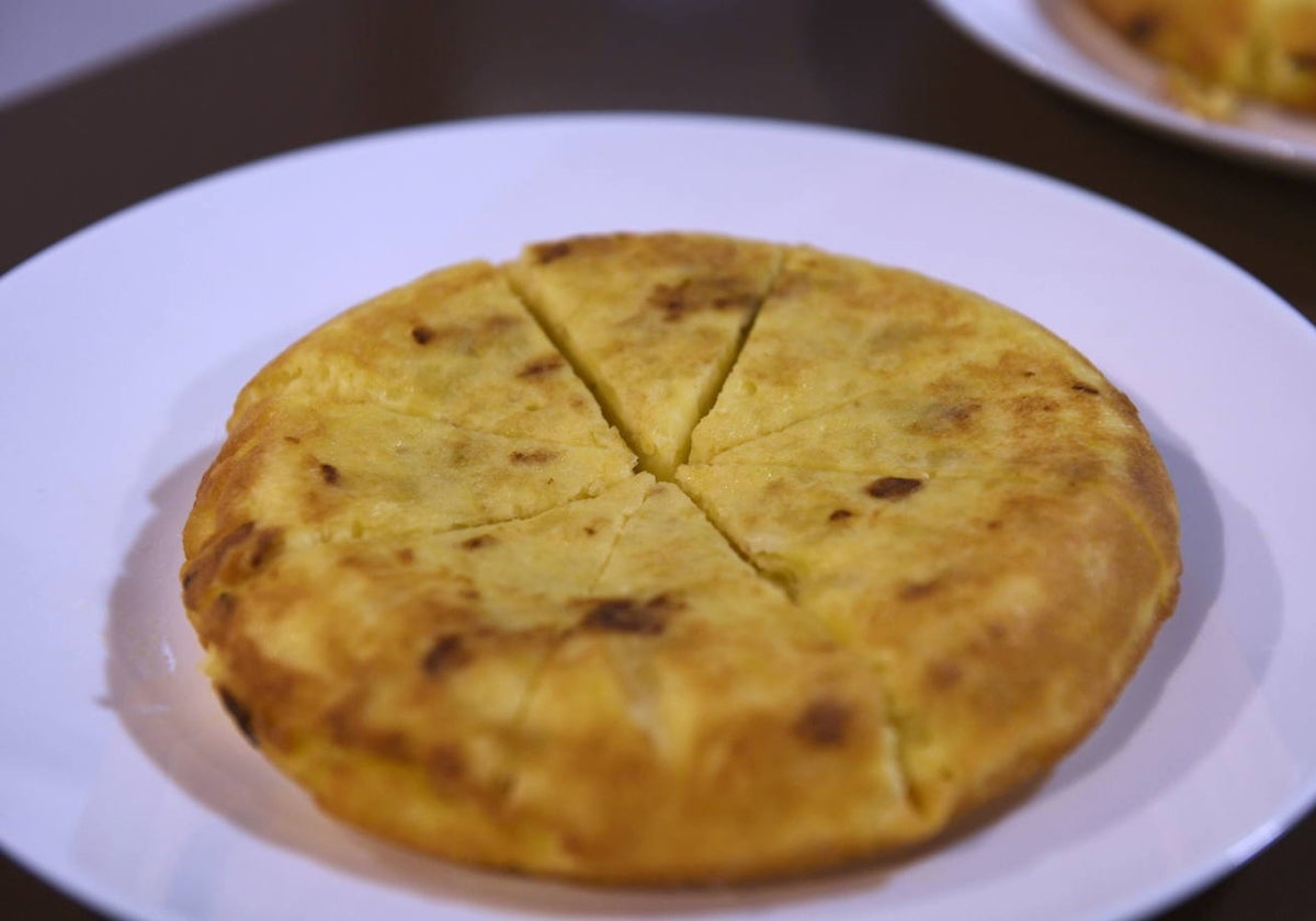 Una tortilla de patata.