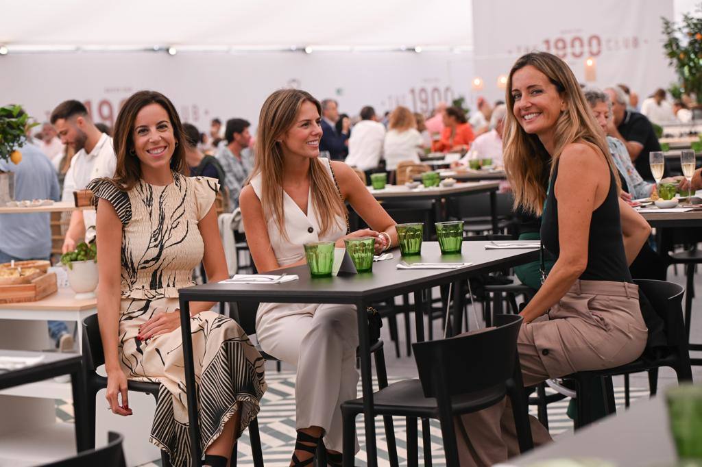 Rosa Rius, Lucía Jiménez y Elena Ravello en la Copa Davis.