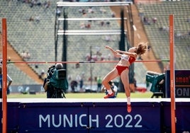 Claudia Conte, en el Europeo de Múnich.