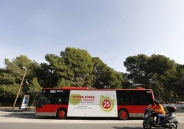 Línea 25 de la EMT que da servicio a las pedanías del sur de Valencia.