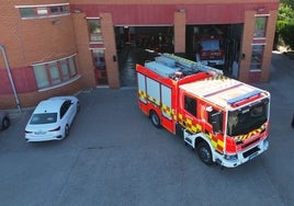 Nuevo vehículo del parque de bomberos de voluntarios de Navarrés.