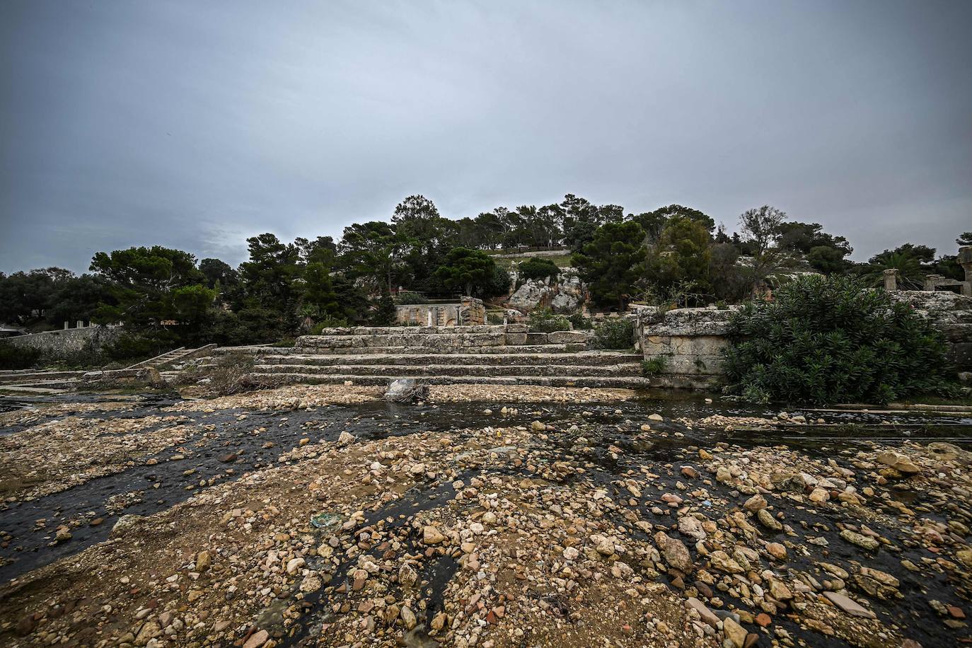 Cirene, la mayor colonia griega de Libia, en riesgo tras las lluvias torrenciales