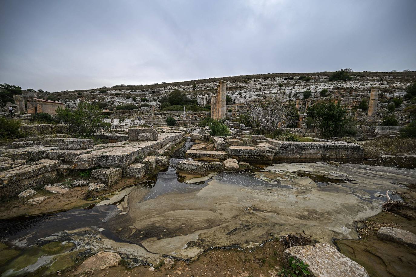 Cirene, la mayor colonia griega de Libia, en riesgo tras las lluvias torrenciales