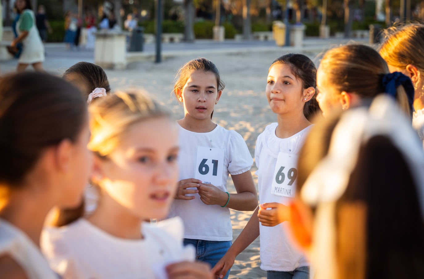 Playbacks y juegos para las candidatas a fallera mayor infantil de Valencia 2024