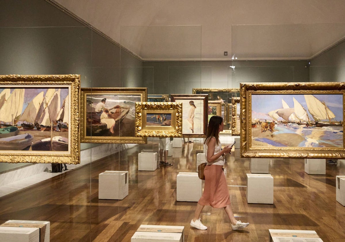 Imagen de la exposición de Sorolla a partir de la colección Masaveu.