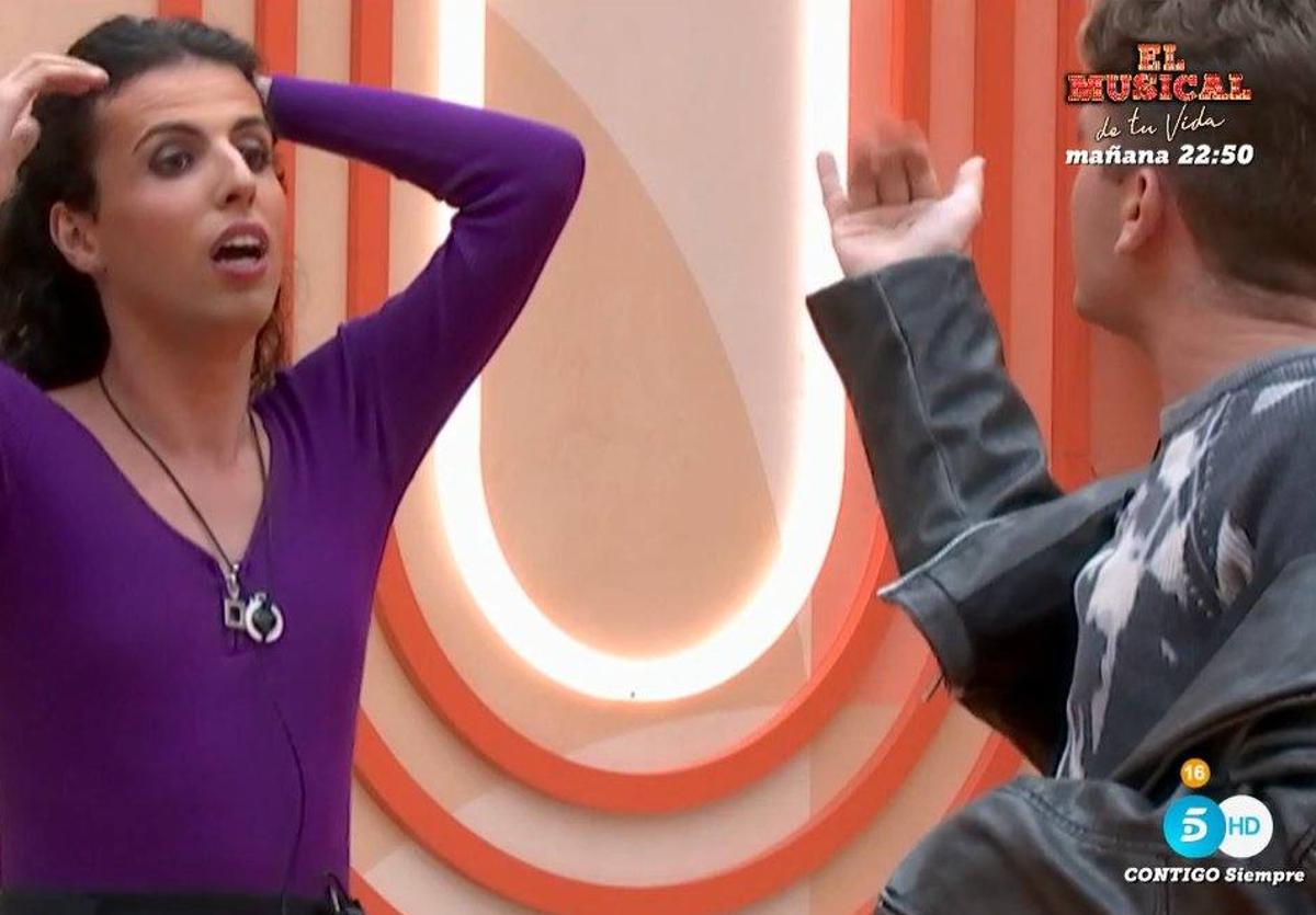 Albert y Luca, este martes en 'Gran Hermano'.