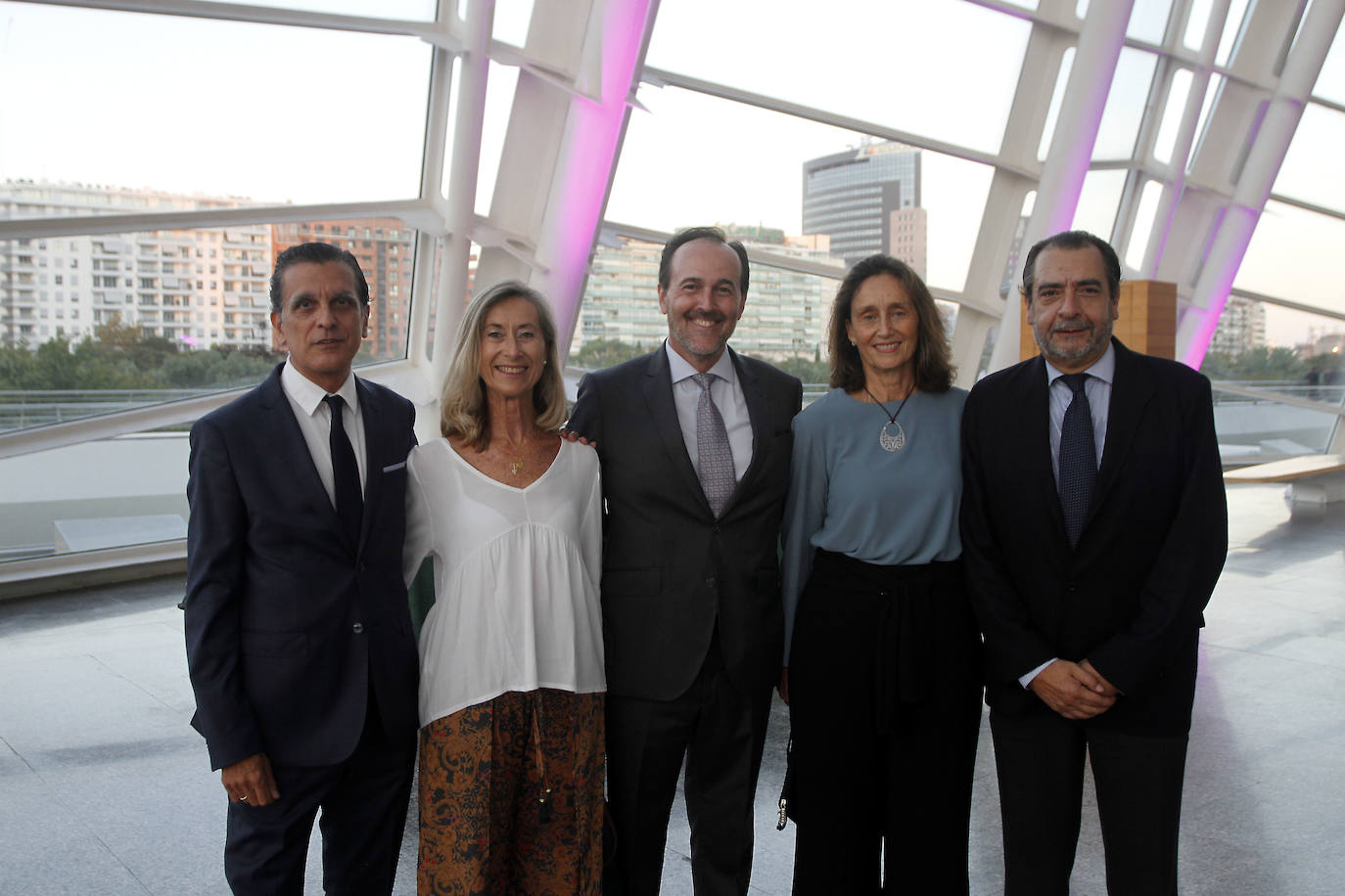 Pablo Salazar, María José Rodríguez, Mariano Aznar, Pilar Theureau e Ignacio Tormo.