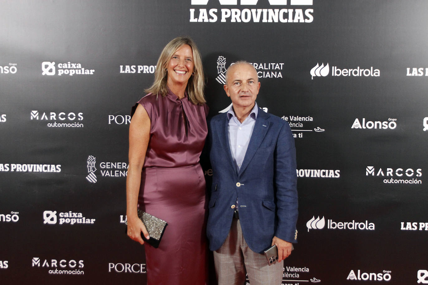 Ramón Gil, director comercial de Milar, y Carmen Elio.