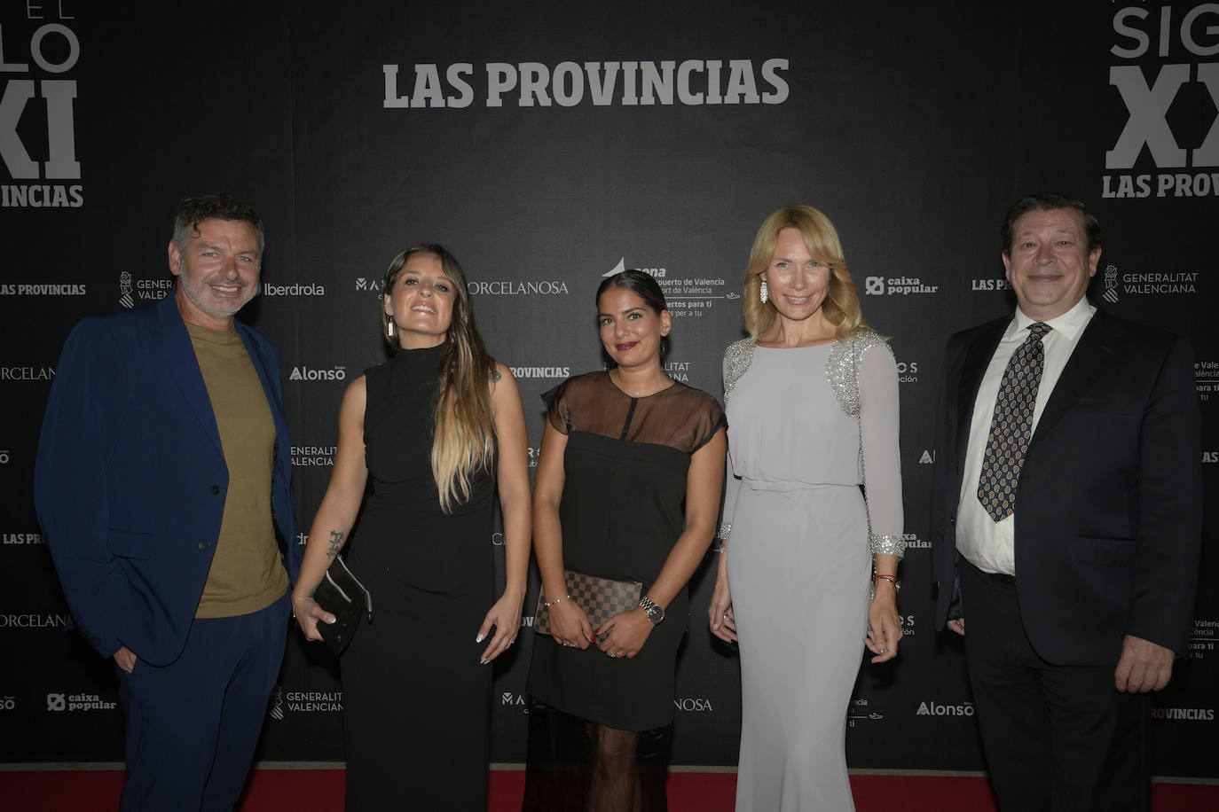 Ángel Belardo, Anabella Esquibel, Elsa Mahmoud, Anna Smirnova y Alejandro Noguera, excónsul de Francia y director del Museo L'Iber.