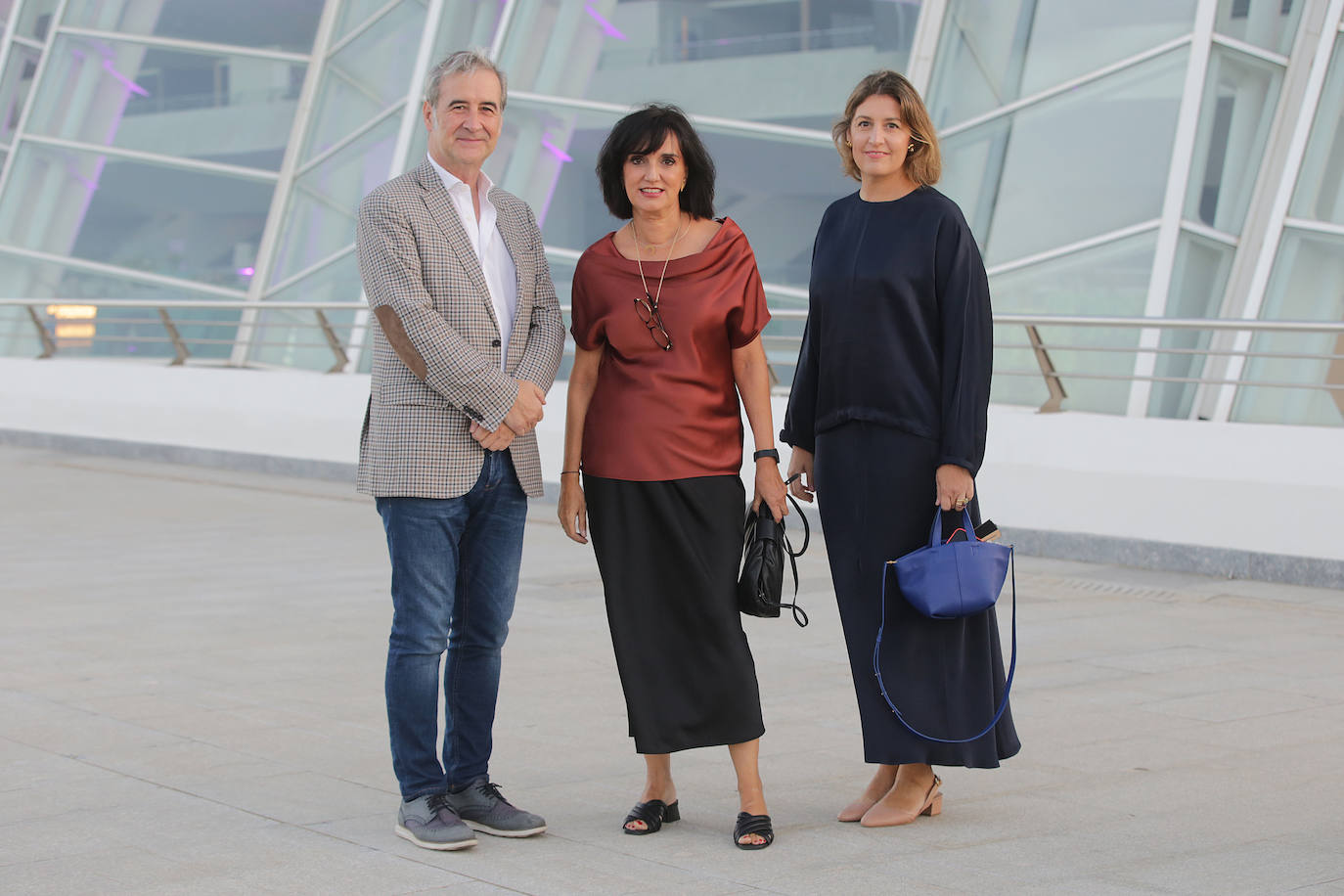 Carlos Salazar, Marina Sender y Carmen Navarro.