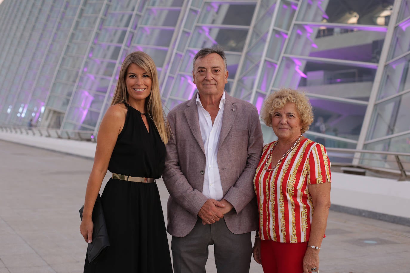 Maribel Vilaplana, Miguel Burdeos y Amparo Andreu.