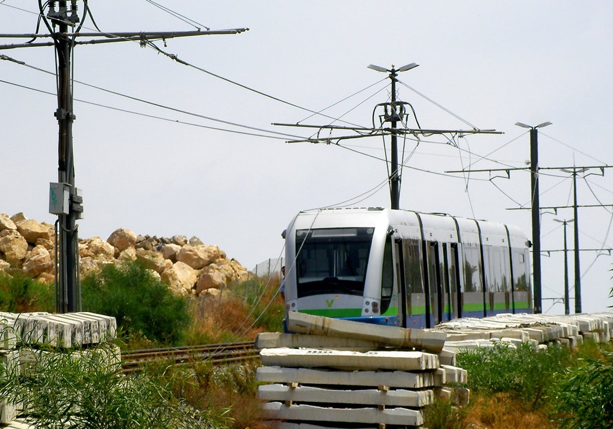 Cableado eléctrico de catenaria.