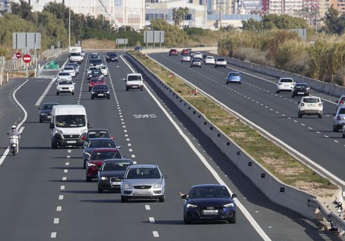 La autovía V-21 en Valencia.