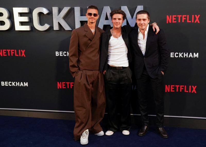 David y Victoria Beckham, de gala en el estreno de su nueva serie de Netflix