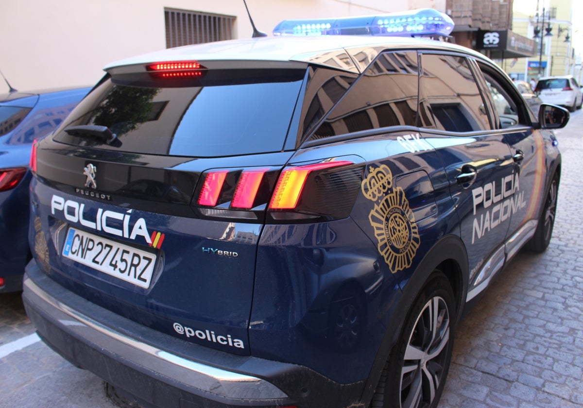 Coche de la Policía Nacional.