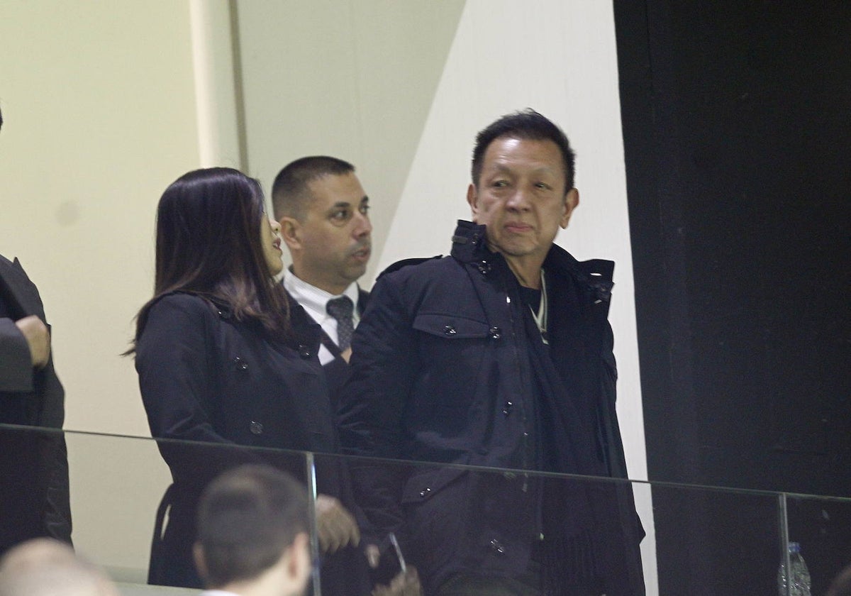 Peter Lim, en Mestalla.