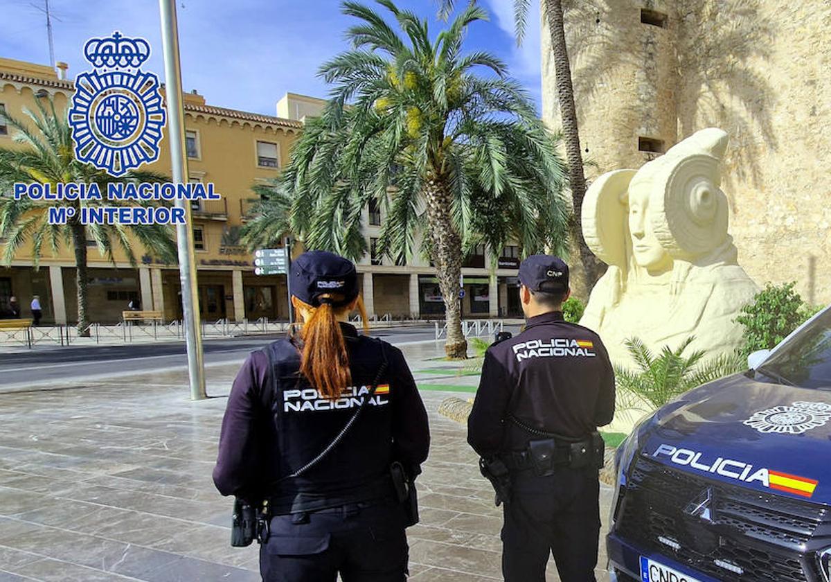 Imagen de archivo de la Policía Nacional en Elche.