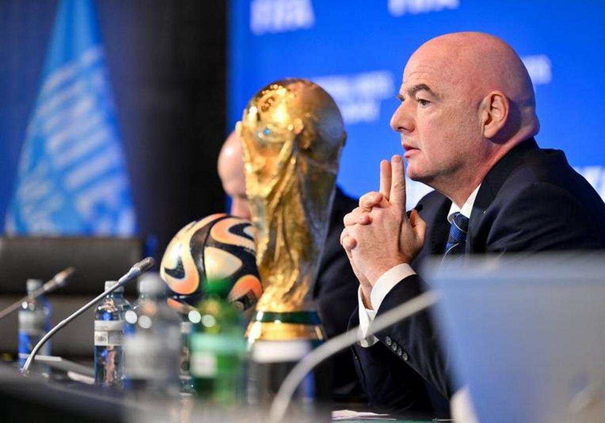 Infantino, presidente de la FIFA.