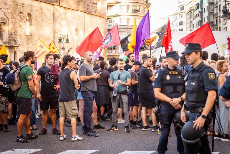 Las imágenes de las manifestaciones del 9 d&#039;Octubre