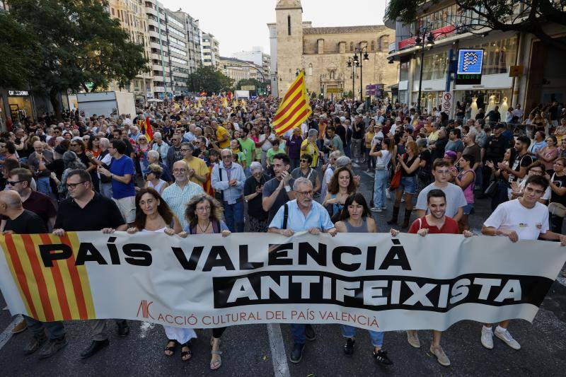 Las imágenes de las manifestaciones del 9 d&#039;Octubre