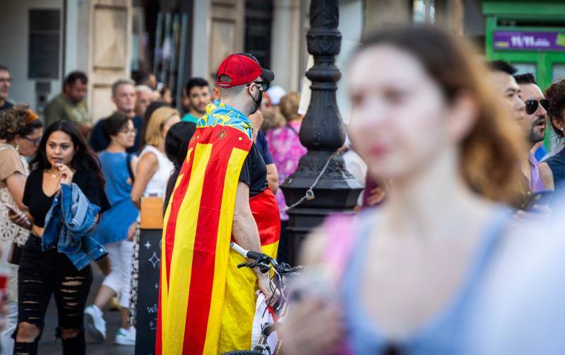 Las imágenes de las manifestaciones del 9 d&#039;Octubre