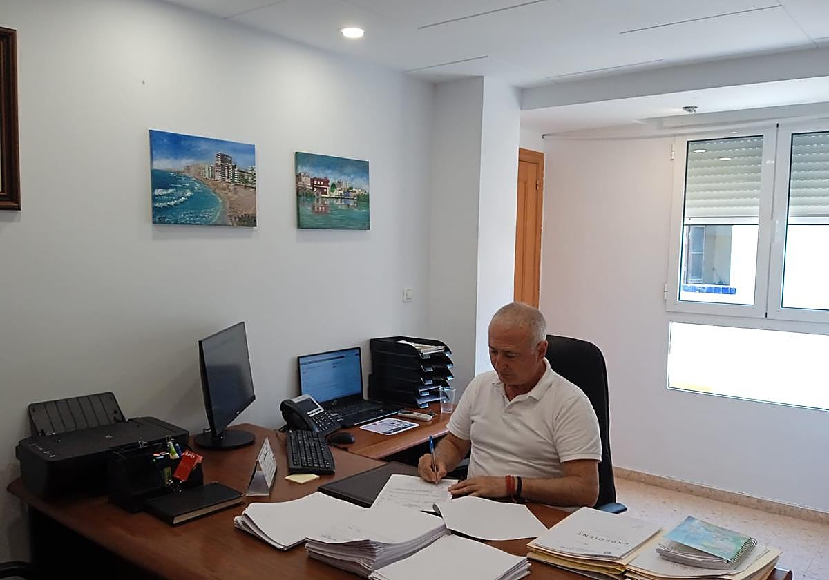 José Codoñer en su despacho.